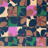 Printed Faux Shearling KEDUBO Green / Pink